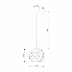 Подвесной светильник Eurosvet Cedro 304/1 в Кургане - kurgan.mebel24.online | фото 4