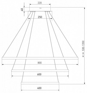 Подвесной светильник Eurosvet Collars 90264/3 белый в Кургане - kurgan.mebel24.online | фото 8