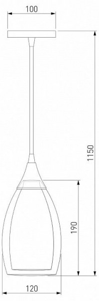 Подвесной светильник Eurosvet Cosmic 50085/1 золото в Кургане - kurgan.mebel24.online | фото 5