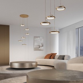Подвесной светильник Eurosvet Crespella 90034/6 золото в Кургане - kurgan.mebel24.online | фото 4