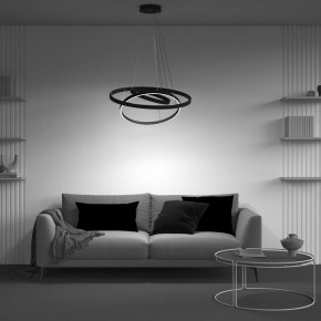 Подвесной светильник Maytoni Halo MOD058PL-L100BK в Кургане - kurgan.mebel24.online | фото 5