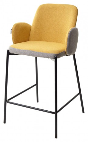 Полубарный стул NYX (H=65cm) VF106 желтый / VF120 серый М-City в Кургане - kurgan.mebel24.online | фото 1