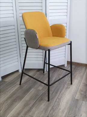 Полубарный стул NYX (H=65cm) VF106 желтый / VF120 серый М-City в Кургане - kurgan.mebel24.online | фото 2