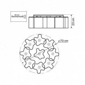 Потолочная люстра Lightstar Nubi 802090 в Кургане - kurgan.mebel24.online | фото 5