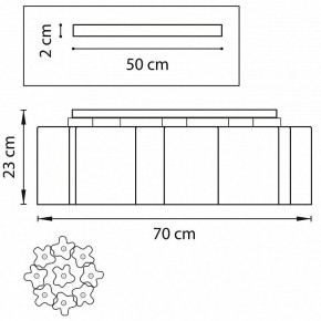 Потолочная люстра Lightstar Nubi 802093 в Кургане - kurgan.mebel24.online | фото 2