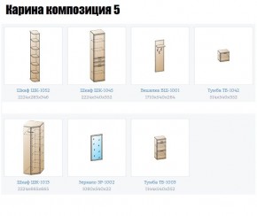 Прихожая Карина (модульная) в Кургане - kurgan.mebel24.online | фото 2