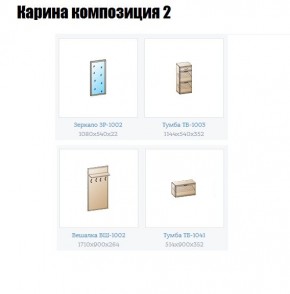 Прихожая Карина (модульная) в Кургане - kurgan.mebel24.online | фото 6