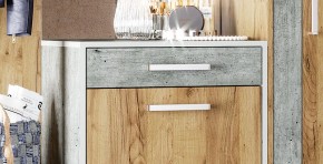 Прихожая Кензо (крафт/бетон) вешалка+шкаф в Кургане - kurgan.mebel24.online | фото 5