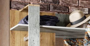Прихожая Кензо (крафт/бетон) вешалка+шкаф в Кургане - kurgan.mebel24.online | фото 6