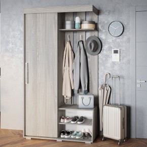 Прихожая Зара ПР-01 (ясень белый) в Кургане - kurgan.mebel24.online | фото 3