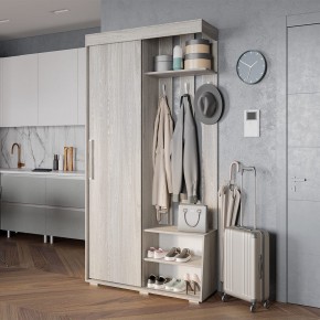 Прихожая Зара ПР-01 (ясень белый) в Кургане - kurgan.mebel24.online | фото 4