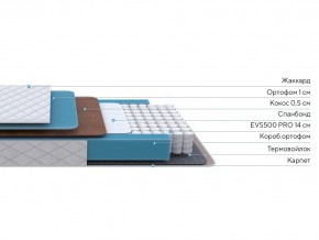 PROxSON Матрас FIRST Cocos Flat M (Ткань Синтетический жаккард) 120x200 в Кургане - kurgan.mebel24.online | фото 3