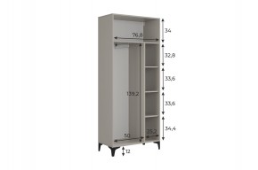 РИЧ Шкаф двухдверный в Кургане - kurgan.mebel24.online | фото 3