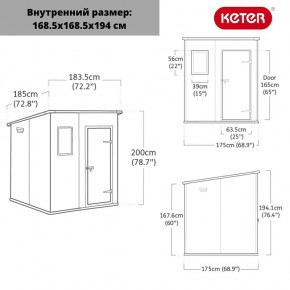 Сарай Манор Пентхаус 6x6 (MANOR PENT 6x6) в Кургане - kurgan.mebel24.online | фото 3