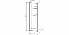 ЛИНДА-2 Шкаф 1-о дверный для одежды (ЛНД.02) в Кургане - kurgan.mebel24.online | фото 2
