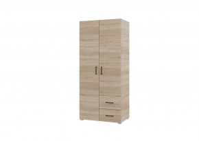 Шкаф 2-х створчатый с ящиками VICTOR (Сонома) в Кургане - kurgan.mebel24.online | фото