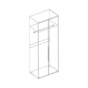 Шкаф 2-ств. для одежды "Лео" в Кургане - kurgan.mebel24.online | фото 3