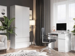 Шкаф 2-ств. с 2 ящиками "Бьянко" в Кургане - kurgan.mebel24.online | фото 4