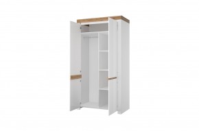 Шкаф 2DG с полками, TAURUS, цвет белыйдуб вотан в Кургане - kurgan.mebel24.online | фото 1