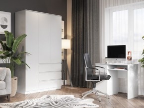 Шкаф 3-ств. с 3 ящиками "Бьянко" в Кургане - kurgan.mebel24.online | фото 4