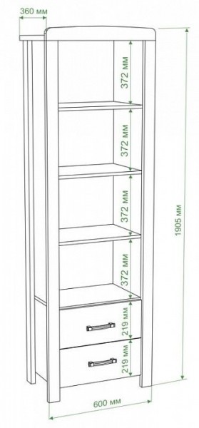 Шкаф для белья Бартоло ВТД-ГФ в Кургане - kurgan.mebel24.online | фото 2