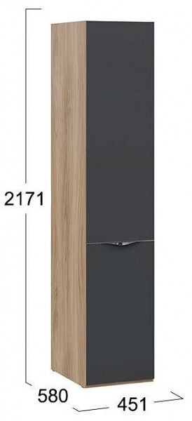 Шкаф для белья Глосс СМ-319.07.111 в Кургане - kurgan.mebel24.online | фото 4