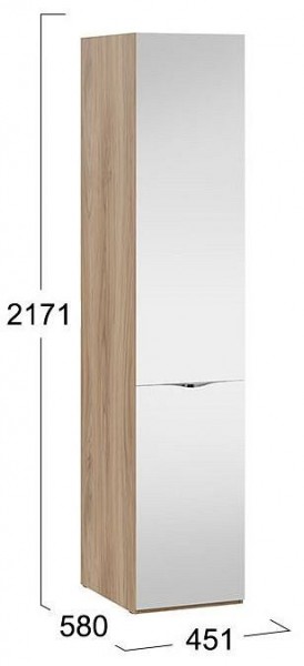 Шкаф для белья Глосс СМ-319.07.112 в Кургане - kurgan.mebel24.online | фото 4