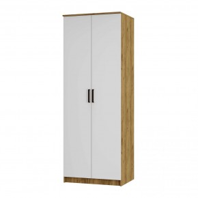 Шкаф двухстворчатый Евро ШК-01 (крафт/белый) в Кургане - kurgan.mebel24.online | фото