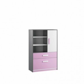 Шкаф книжный Кэнди КШ-2 Лаванда в Кургане - kurgan.mebel24.online | фото