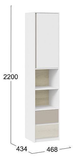 Шкаф комбинированный Сканди в Кургане - kurgan.mebel24.online | фото 4