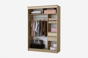 Шкаф-купе Бабочка 1.5 серия Альянс (дуб сонома) в Кургане - kurgan.mebel24.online | фото 2