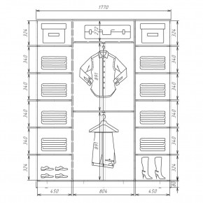 Шкаф-купе ХИТ 22-4-20/2-777 (420) в Кургане - kurgan.mebel24.online | фото 2