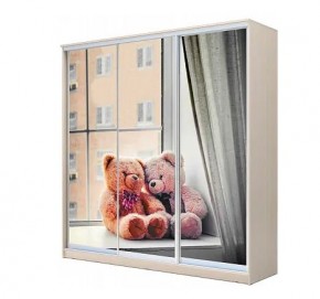 Шкаф-купе ХИТ 22-4-20-777 МИШКИ НА ОКНЕ в Кургане - kurgan.mebel24.online | фото