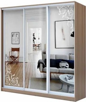 Шкаф-купе ХИТ 23-20/2-656 ОРНАМЕНТ в Кургане - kurgan.mebel24.online | фото