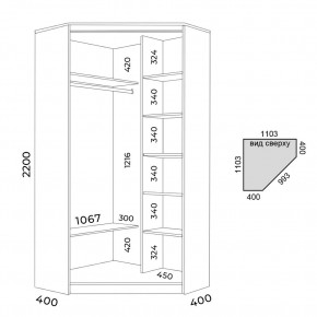 Шкаф-купе ХИТ-У-22-4-11 в Кургане - kurgan.mebel24.online | фото 2