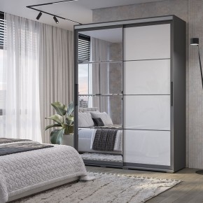 Шкаф-купе Крафт-6 1.6 м ШКК-06 (графит) в Кургане - kurgan.mebel24.online | фото