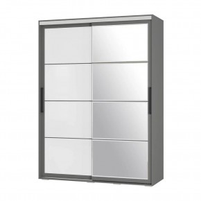 Шкаф-купе Крафт-6 1.6 м ШКК-06 (графит) в Кургане - kurgan.mebel24.online | фото 3
