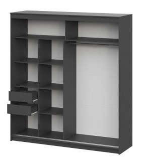 Шкаф-купе ШКП 3 МАКС (2000) Графит серый в Кургане - kurgan.mebel24.online | фото 3