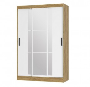 Шкаф-купе Тайм ШКК-03 (крафт/белый) в Кургане - kurgan.mebel24.online | фото
