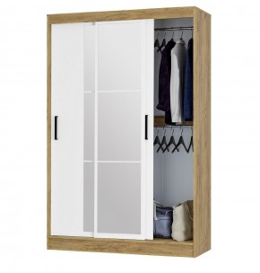 Шкаф-купе Тайм ШКК-03 (крафт/белый) в Кургане - kurgan.mebel24.online | фото 2