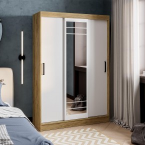 Шкаф-купе Тео ШКК-02 (крафт/белый) в Кургане - kurgan.mebel24.online | фото