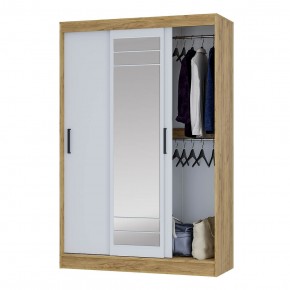 Шкаф-купе Тео ШКК-02 (крафт/белый) в Кургане - kurgan.mebel24.online | фото 3
