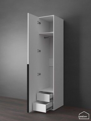 Шкаф Linnea MHR-1-3 2050х400х510 (Белый-М 11.1.1) в Кургане - kurgan.mebel24.online | фото 7