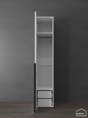 Шкаф Linnea MHR-1-3 2050х400х510 (Белый-М 11.1.2) в Кургане - kurgan.mebel24.online | фото 6