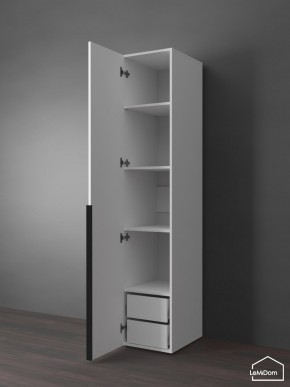 Шкаф Linnea MHR-1-3 2050х400х510 (Белый-М 11.1.2) в Кургане - kurgan.mebel24.online | фото 5