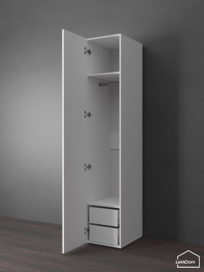 Шкаф Linnea MHR-1PO-3 2050х400х510 (Белый-М 11.1.1) в Кургане - kurgan.mebel24.online | фото 4