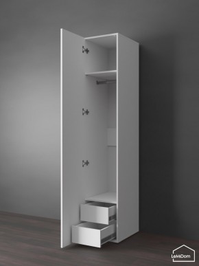 Шкаф Linnea MHR-1PO-3 2050х400х510 (Белый-М 11.1.2) в Кургане - kurgan.mebel24.online | фото 5