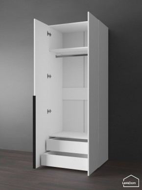 Шкаф Linnea MHR-2-3 2050х800х510 (Белый-М 11.1.1) в Кургане - kurgan.mebel24.online | фото 5