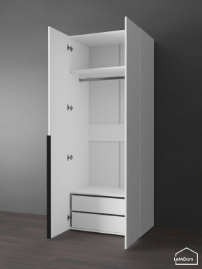 Шкаф Linnea MHR-2-3 2050х800х510 (Белый-М 11.1.1) в Кургане - kurgan.mebel24.online | фото 6