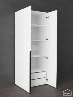 Шкаф Linnea MHR-2-4 2050х800х510 (Белый-М 11.1.1) в Кургане - kurgan.mebel24.online | фото 6